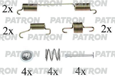 

PATRON PSRK0207 Комплект монтажный тормозных колодок барабанных LAND ROVER: DEFENDER (LD)