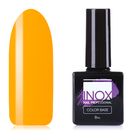

База INOX nail professional В-11 Оранжевый неон 8 мл