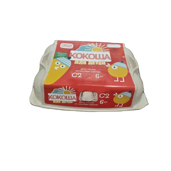 

Яйцо куриное Кокоша С2 6 шт
