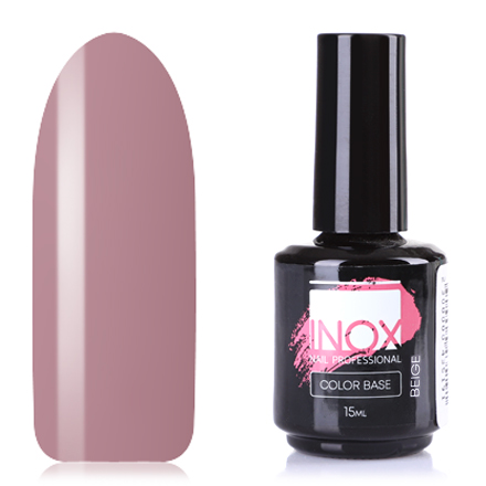 

База INOX nail professional В-02 Бежевая 15 мл