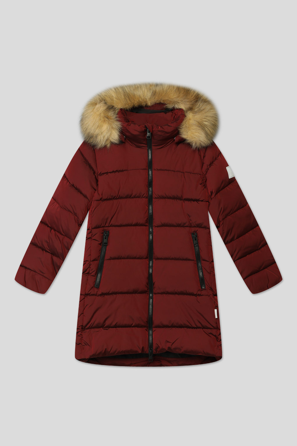 Куртка утепленная Reima 5100108A для девочек, цвет красный р.164
