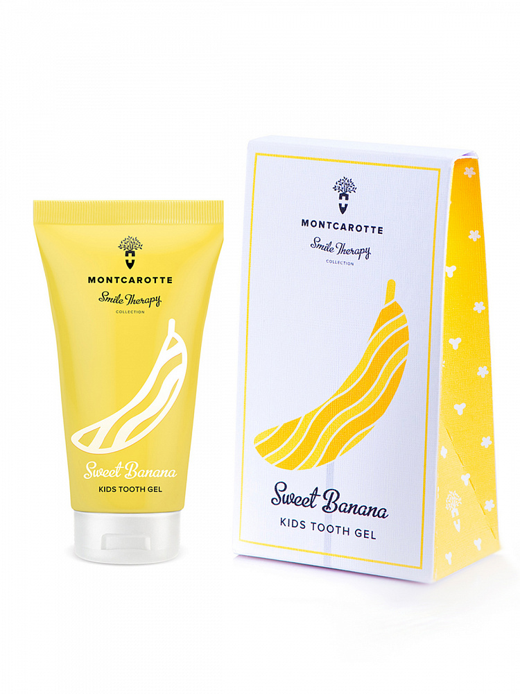 Детский зубной гель MontCarotte Sweet Banana, 30 мл