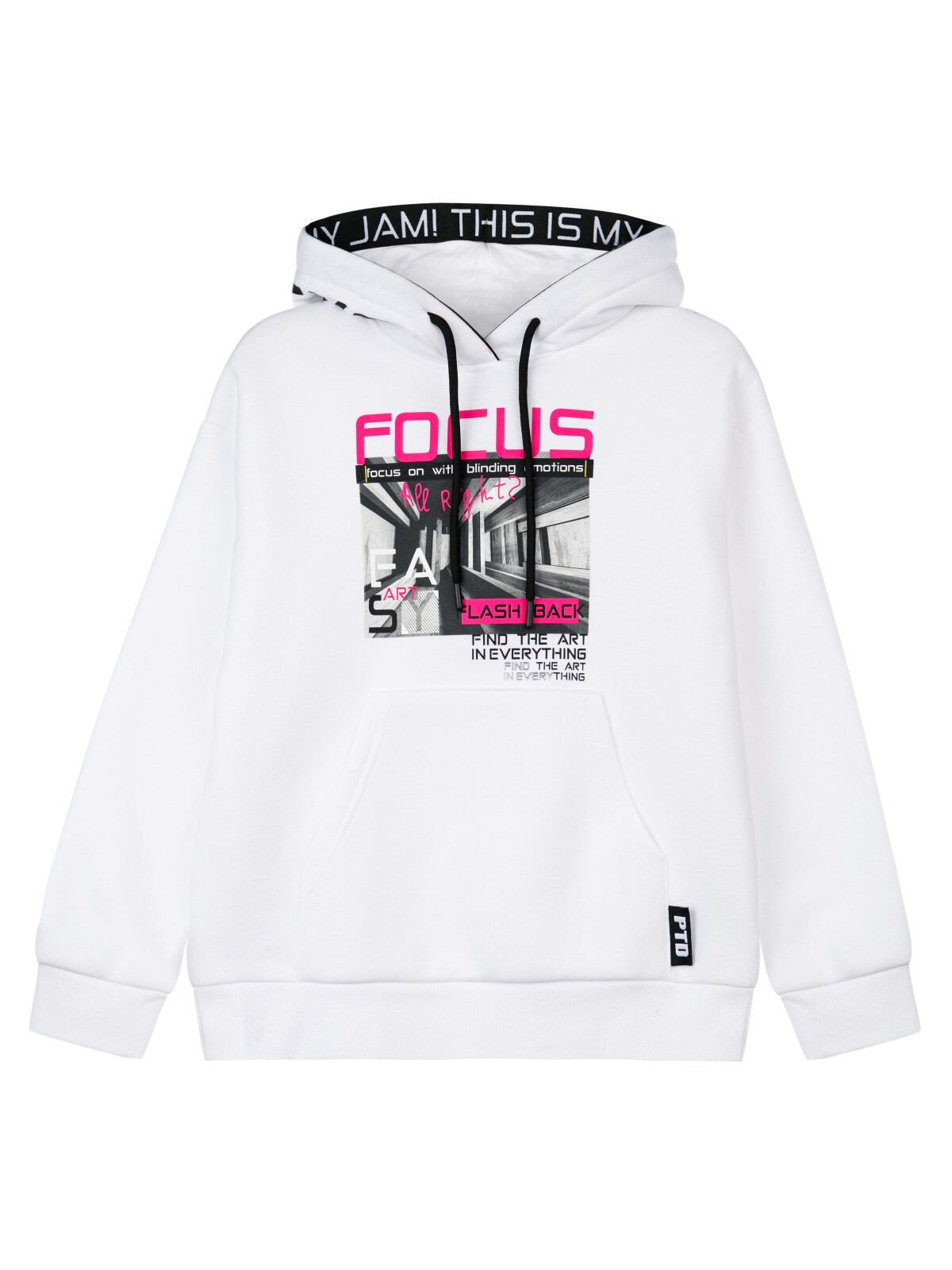 

Худи детское PlayToday 12421210, белый, 146, 12421210