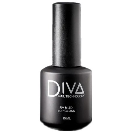 фото Топ для гель-лака diva nail technology gloss 15 мл