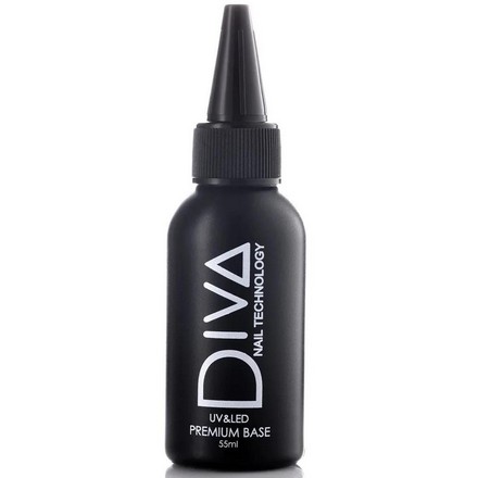 

База для наращивания Diva Nail Technology мягкая основа для ногтей прозрачная 55 мл