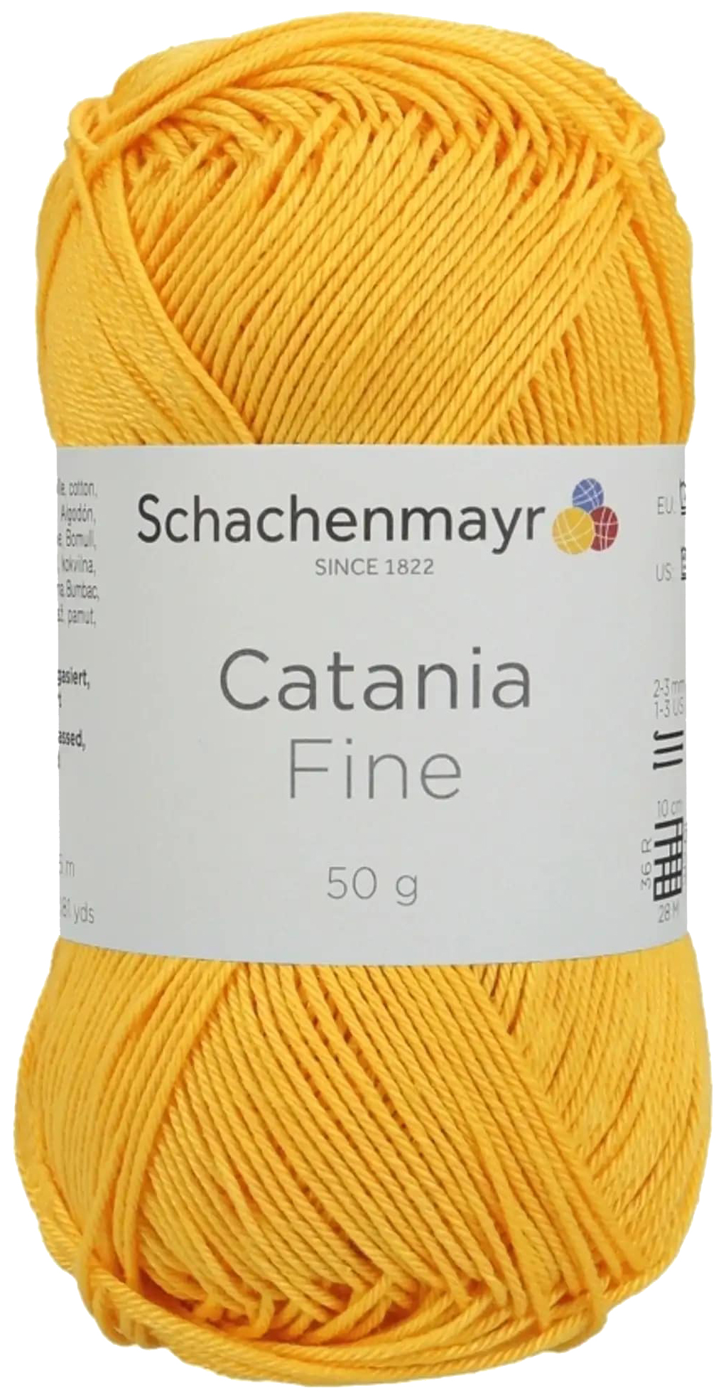 

Пряжа Schachenmayr 9807300 Catania Fine Originals (01023), Желтый, Catania Fine