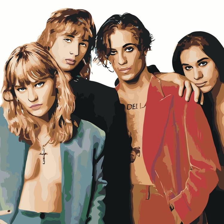 

Картина по номерам Живопись по Номерам «Группа Maneskin 10» maneskin-025, Группа Maneskin Манескин 10