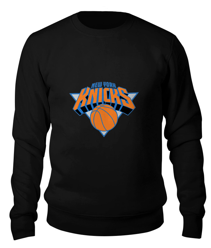 

Свитшот унисекс Printio New york knicks черный XS, New york knicks