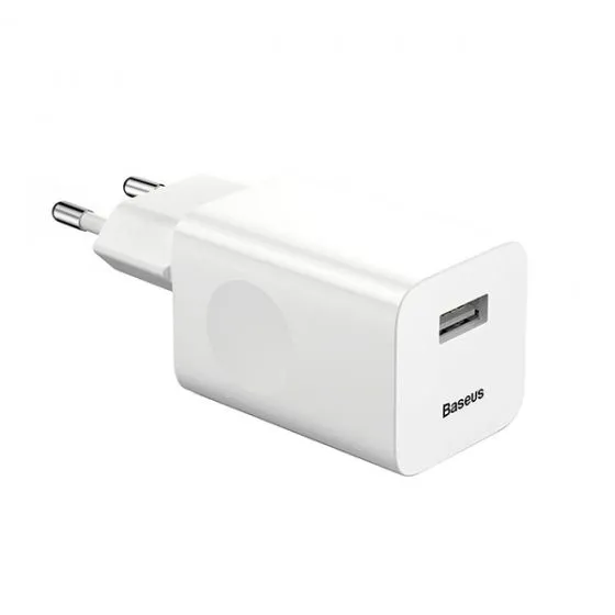 

Сетевое зарядное устройство Baseus Quick Charger QC3.0 3A/1USB White CCALL-BX02