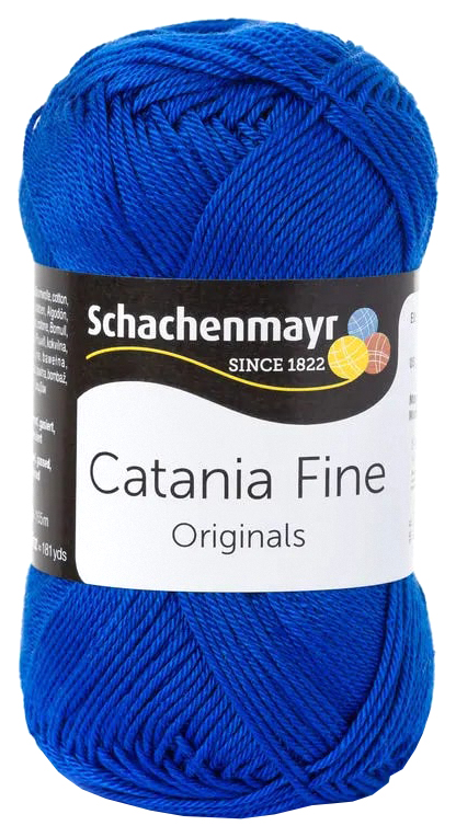 

Пряжа Schachenmayr 9807300 Catania Fine Originals (00367, royal), Синий, Catania Fine