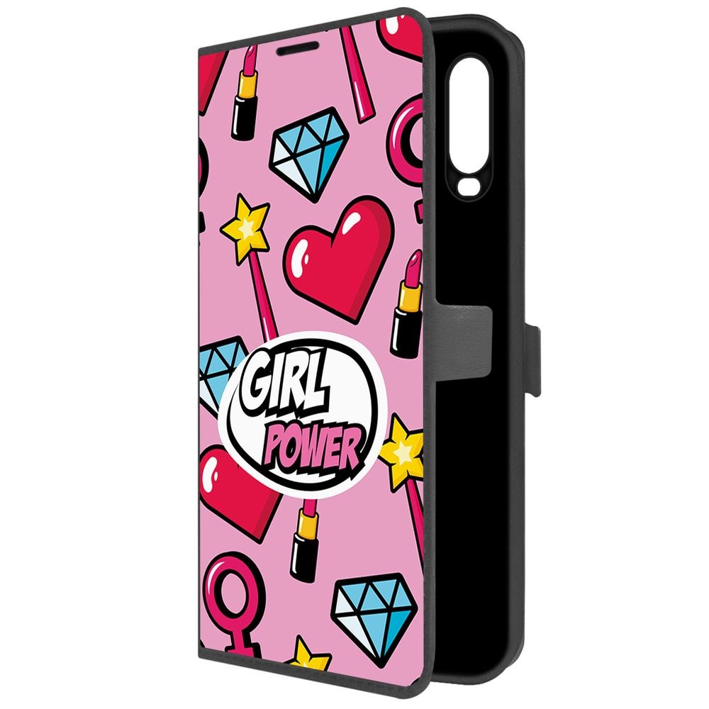 

Чехол-книжка Krutoff Eco Book для Vivo Y17 Girl Power (черный)