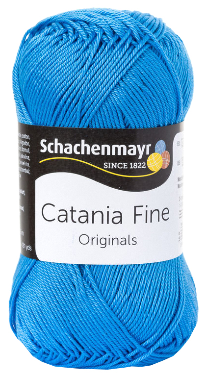 

Пряжа Schachenmayr 9807300 Catania Fine Originals (00364, capri), Синий, Catania Fine