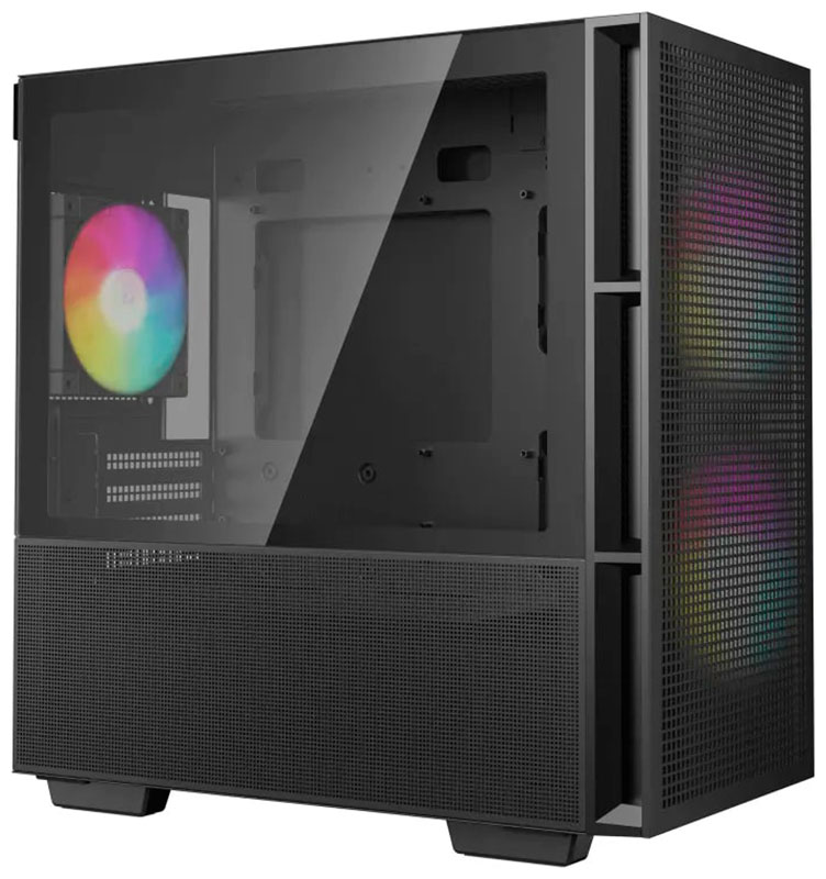 

Корпус компьютерный DEEPCOOL CH360 (R-CH360-BKAPE3D-G-1) черный, CH360