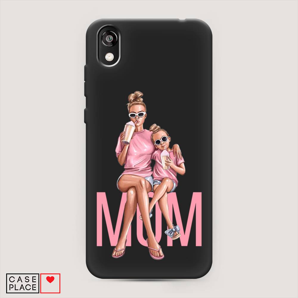

Чехол Awog на Huawei Y5 2019 "Lovely mom", Синий;бежевый;розовый, 69052-1