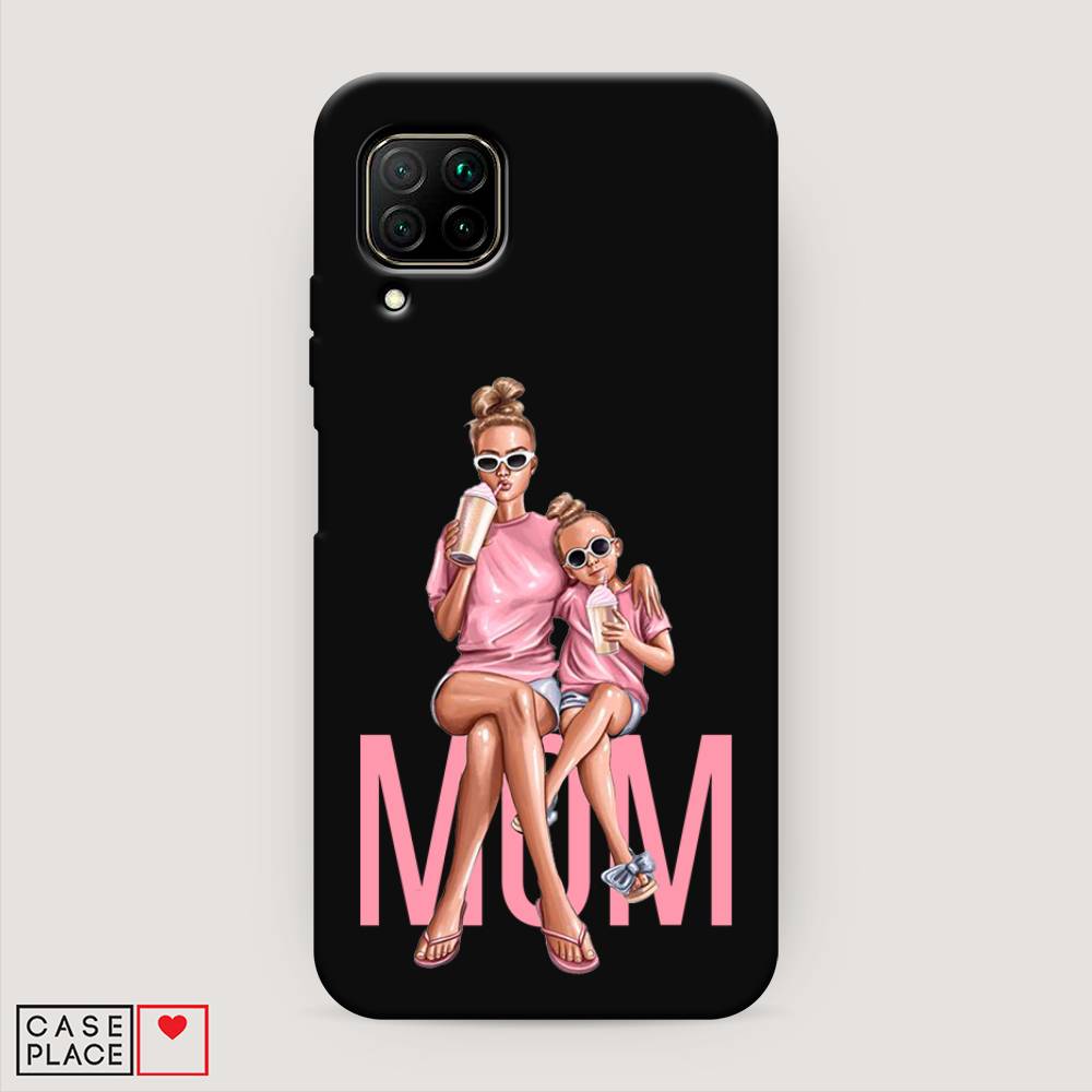 

Чехол Awog на Huawei P40 Lite "Lovely mom", Синий;бежевый;розовый, 611652-1