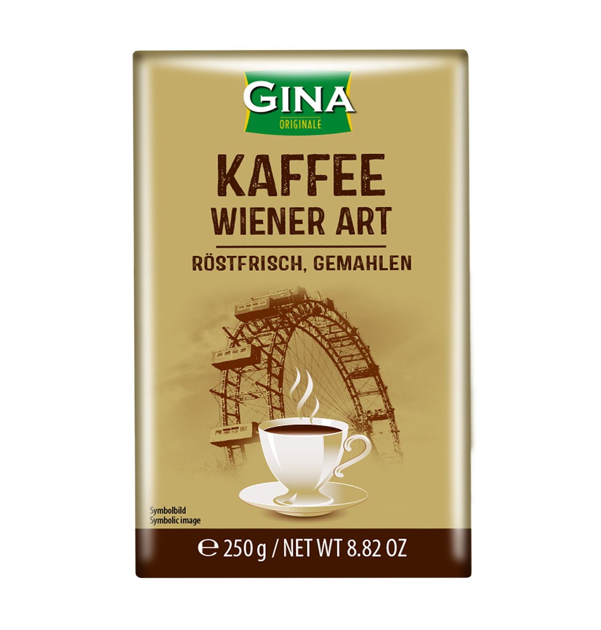 

Кофе жареный молотый Gina Wiener Art, 250 г