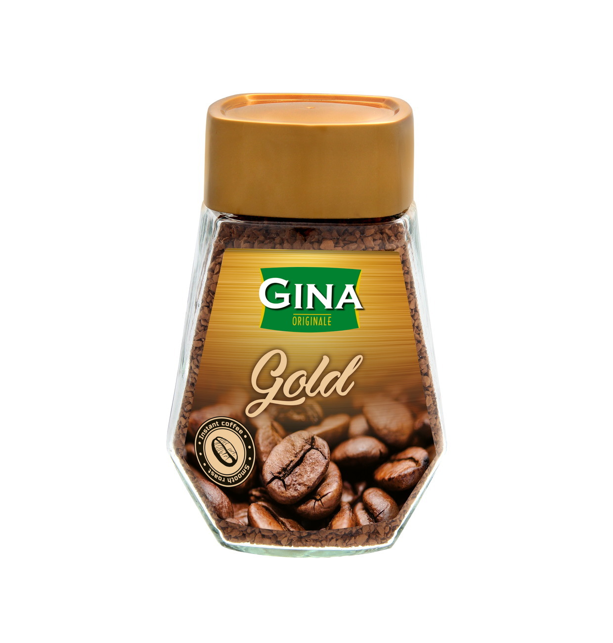 Кофе Gina Gold растворимый сублимированный, 100 г