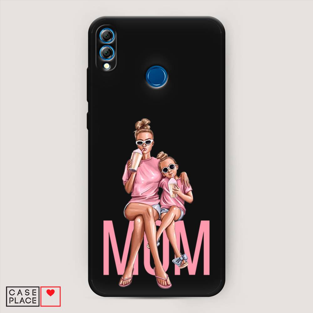 

Чехол Awog на Honor 8X "Lovely mom", Синий;бежевый;розовый, 66752-1