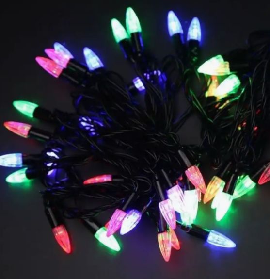 Световая гирлянда новогодняя Led 4785 8м разноцветный/RGB