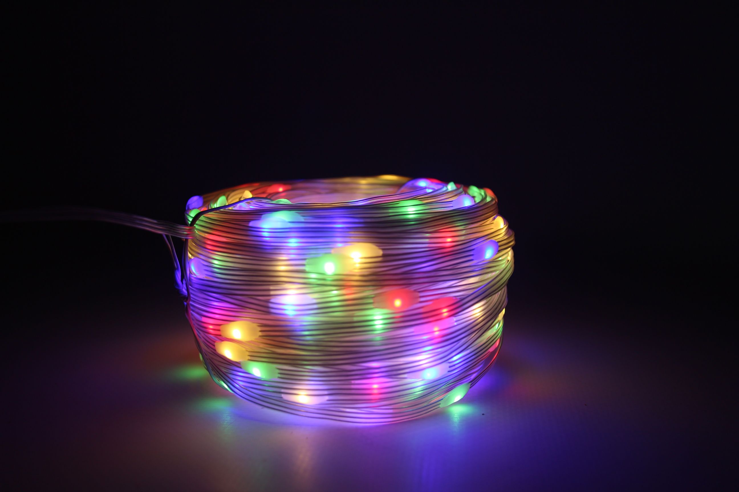 

Световая гирлянда новогодняя Led 15192 50м разноцветный/RGB