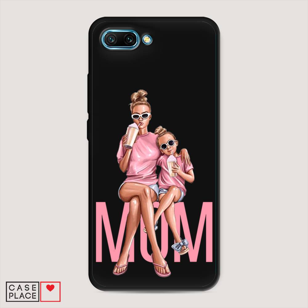 

Чехол Awog на Honor 10 "Lovely mom", Синий;бежевый;розовый, 65352-1