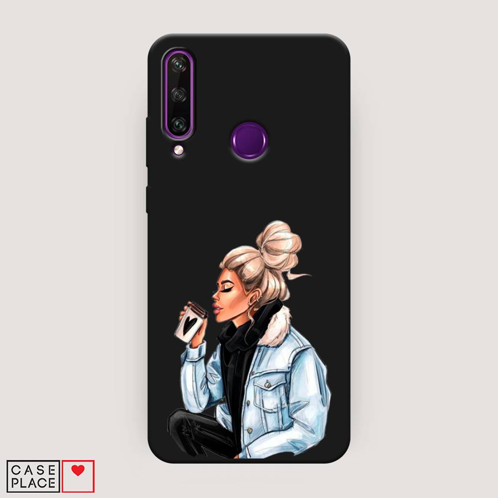 

Чехол Awog на Huawei Y6p "Cute girl", Коричневый;бежевый, 6103252-1