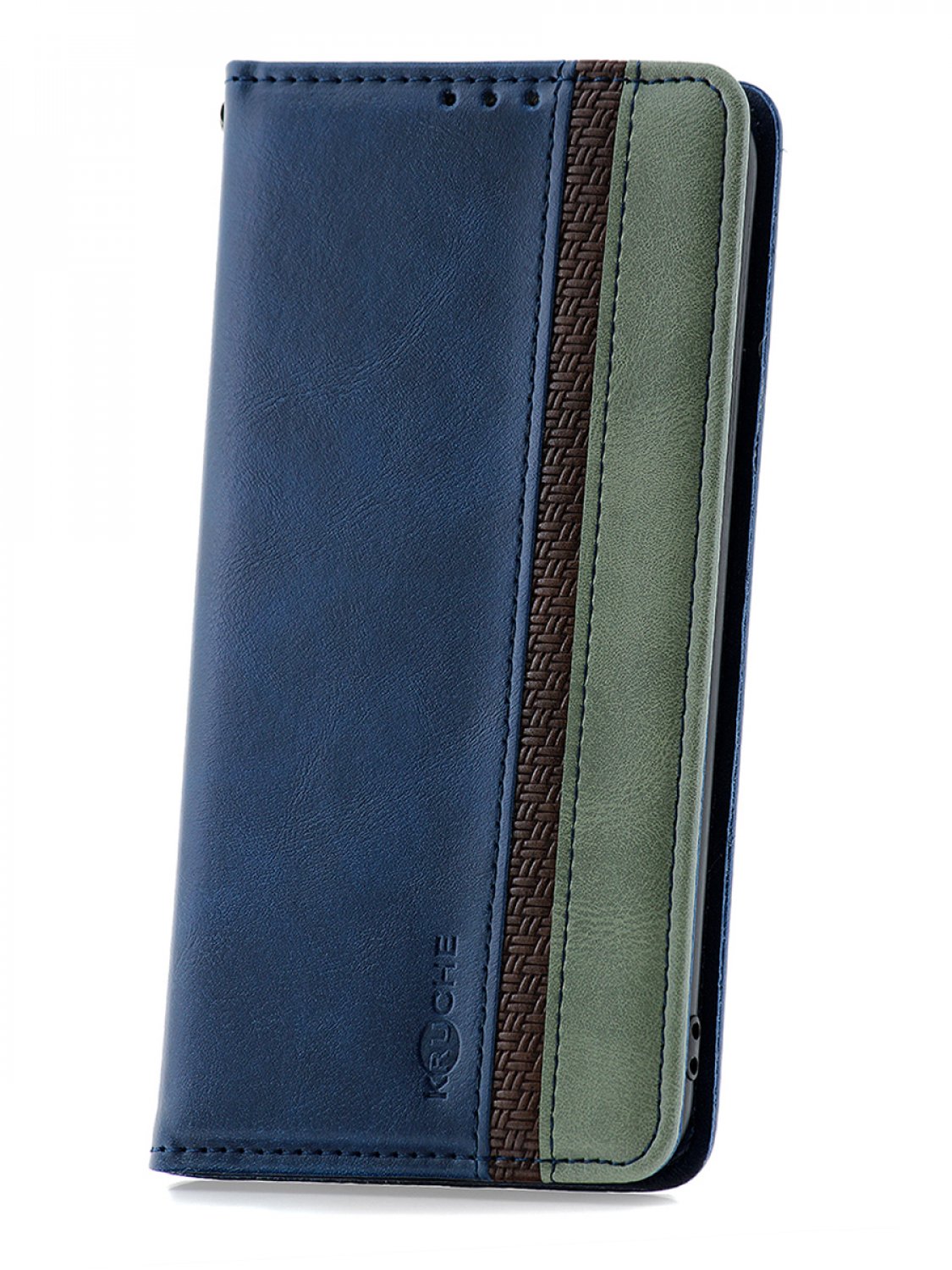 фото Чехол книжка для xiaomi redmi 10 kruche purse combi blue кruче