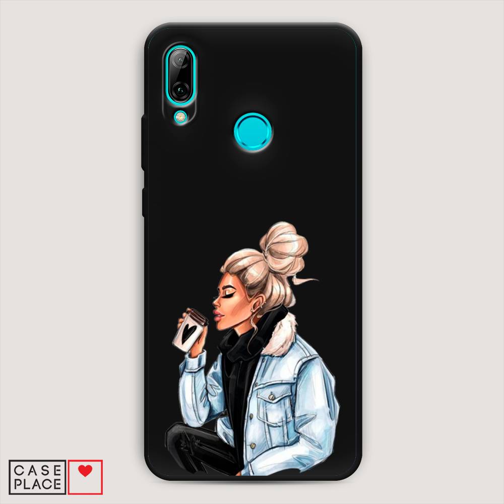 

Чехол Awog на Huawei P Smart 2019 "Cute girl", Коричневый;бежевый, 67252-1