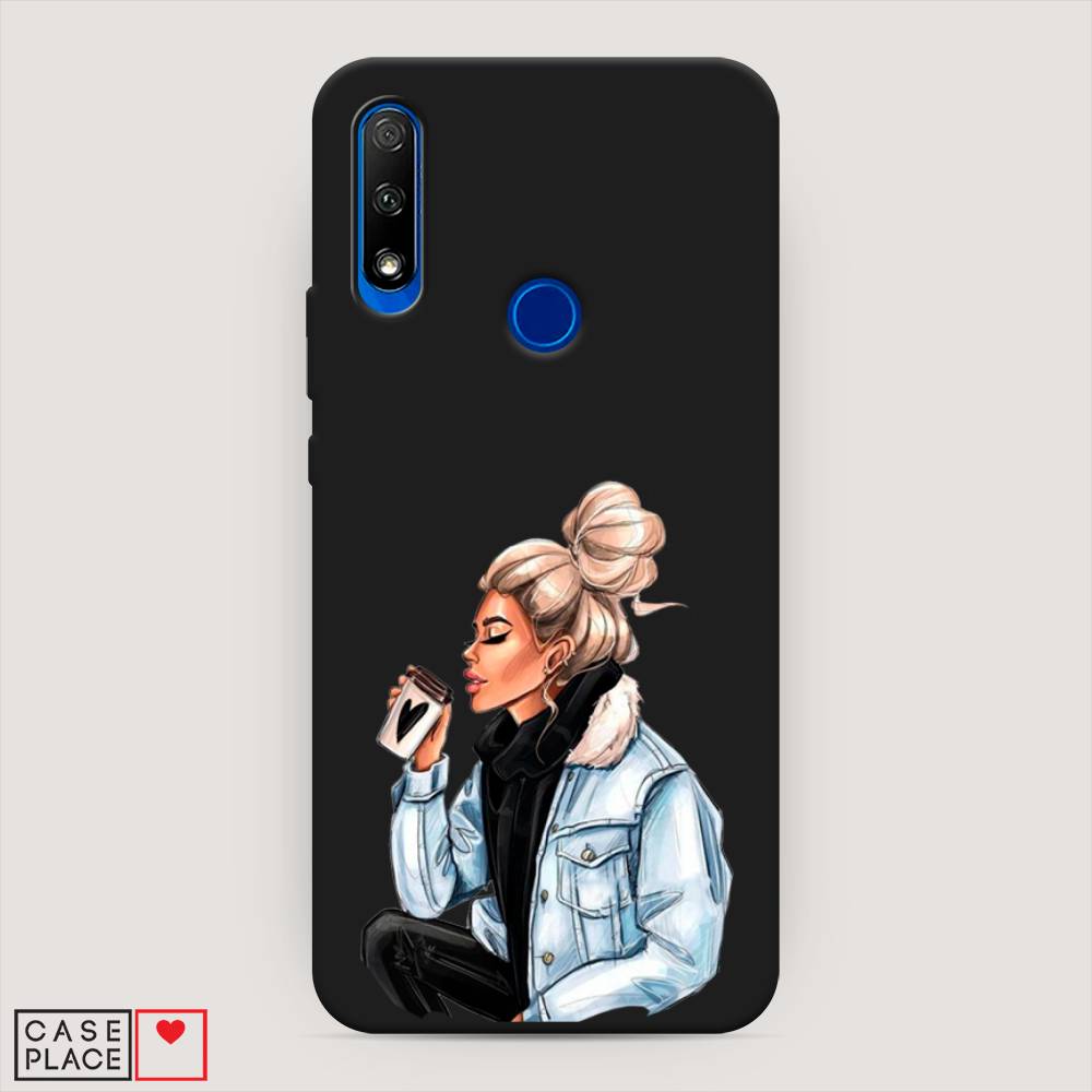 

Чехол Awog на Honor 9X "Cute girl", Коричневый;бежевый, 69952-1