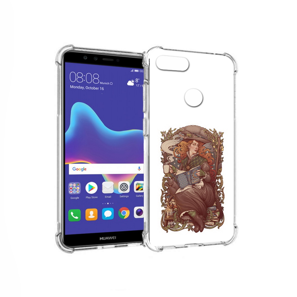 

Чехол MyPads Tocco для Huawei Enjoy 8 Plus Женские_126 (PT108787.33.81), Прозрачный, Tocco