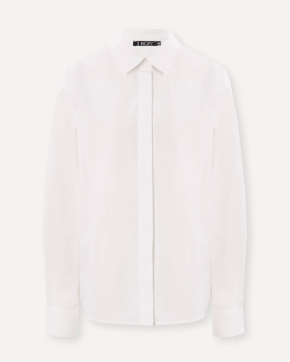 

Рубашка женская Incity 1.1.2.22.01.04.02223 белая M, 1.1.2.22.01.04.02223