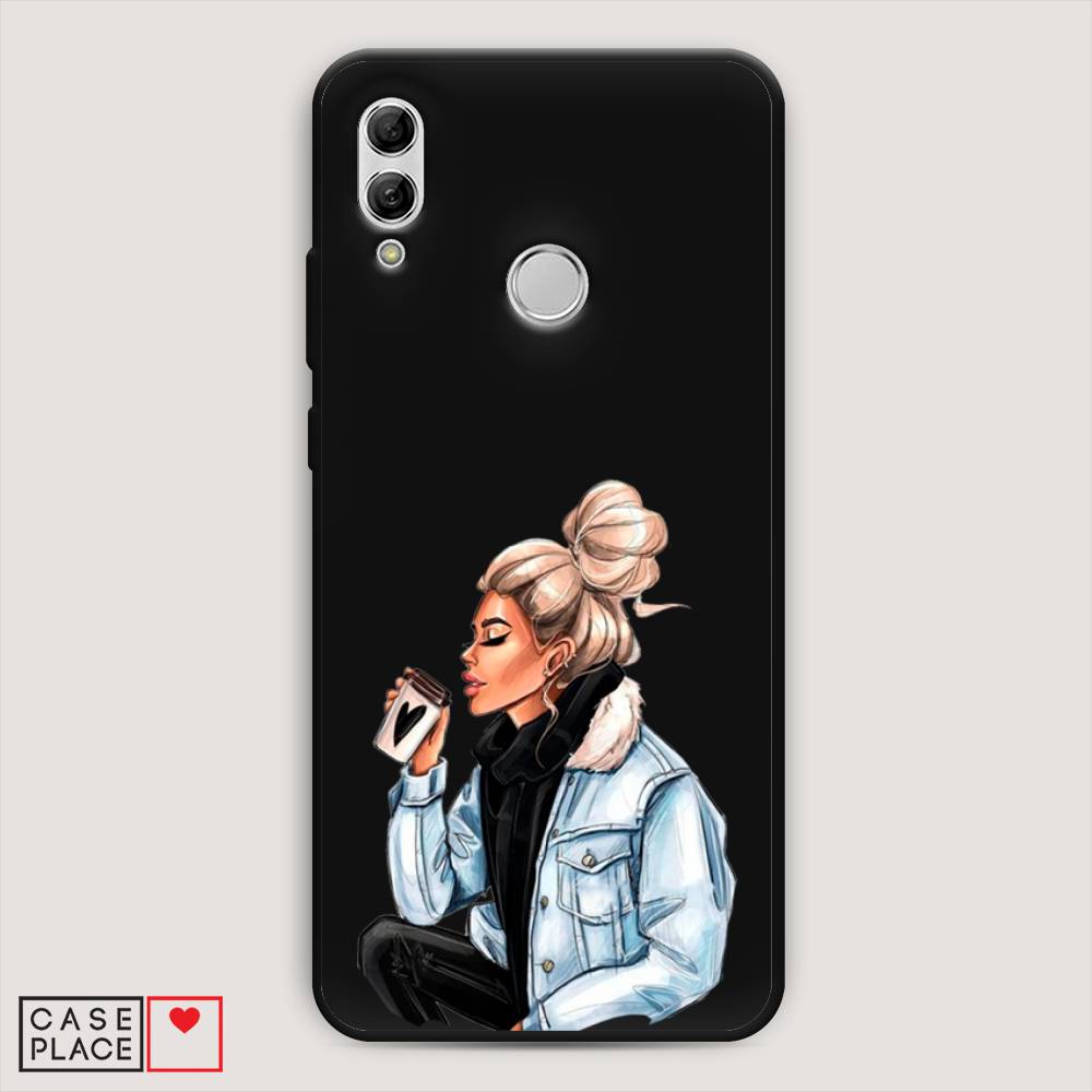 

Чехол Awog на Honor 10 Lite "Cute girl", Коричневый;бежевый, 67552-1