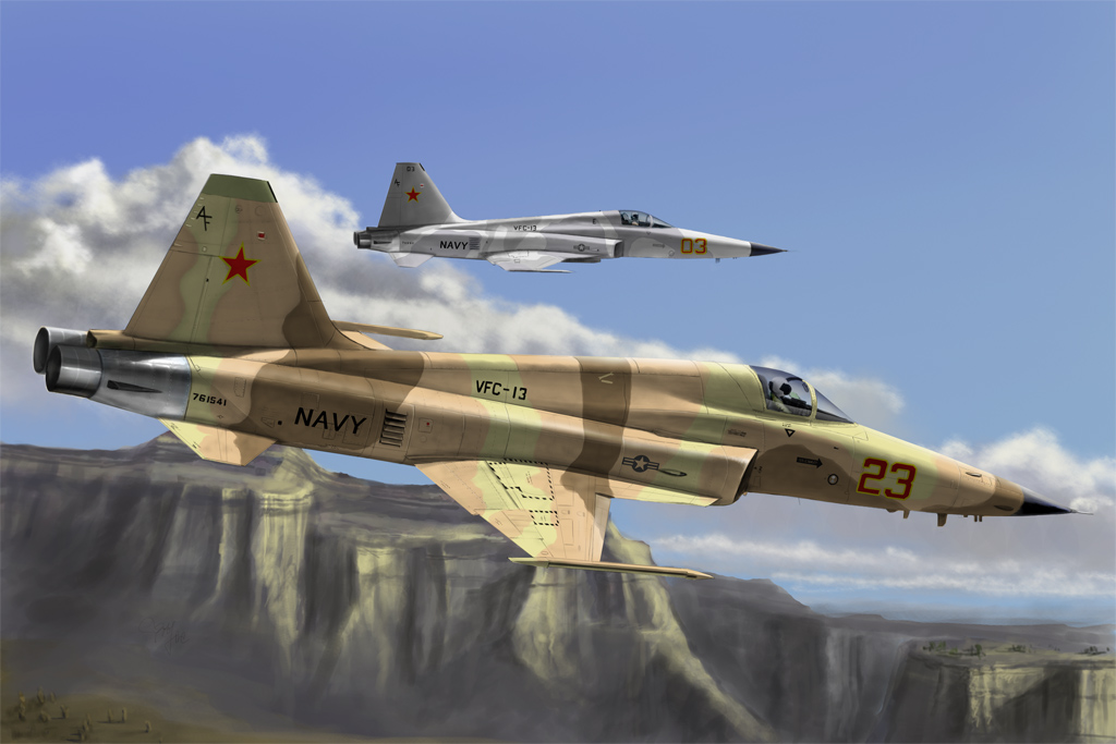 

Сборная модель HobbyBoss 1/72 F-5E Tiger II 80207