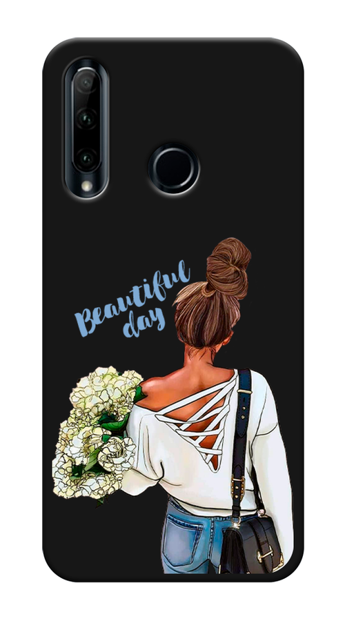 

Чехол Awog на Huawei P Smart Plus 2019 "Beautiful day vector", Коричневый;белый;зеленый, 69252-1