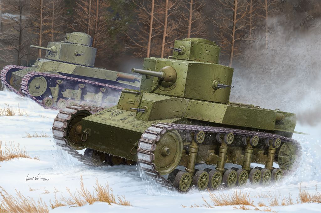 

Сборная модель HobbyBoss 1/35 Советский средний танк Т-24 82493