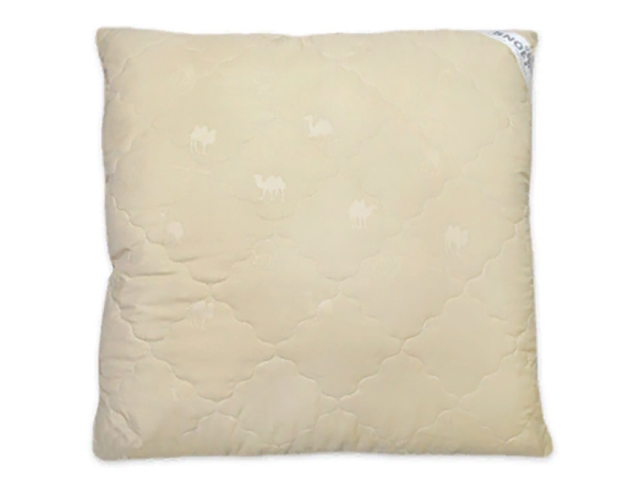 Подушка для сна Для Snoff верблюжья шерсть 70х70 см на диван, кровать, в спальню, комнату