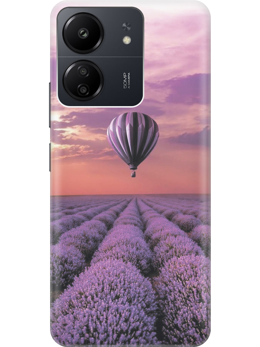 

Силиконовый чехол на Xiaomi Redmi 13C "Лаванда и воздушный шар", Красный;синий, 20001464