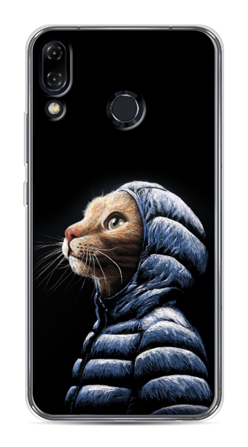 

Чехол Awog на Asus Zenfone 5 ZE620KL "Кот в капюшоне", Черный;бежевый;синий, 43350-2