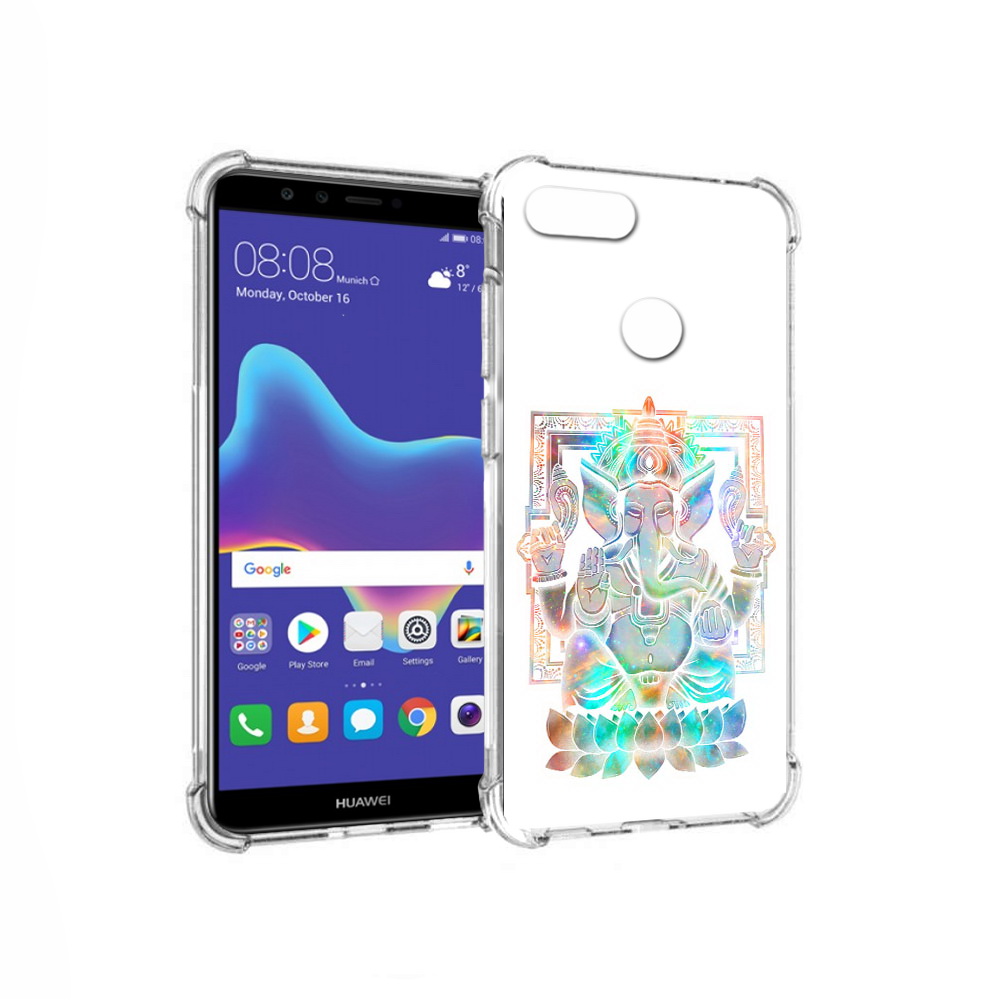 

Чехол MyPads Tocco для Huawei Enjoy 8 Plus умный слон (PT108787.33.654), Прозрачный, Tocco