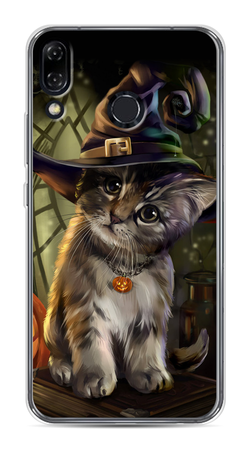 

Чехол Awog на Asus Zenfone 5 ZE620KL "Кот для Хэллоуин", Зеленый;серый, 43350-2