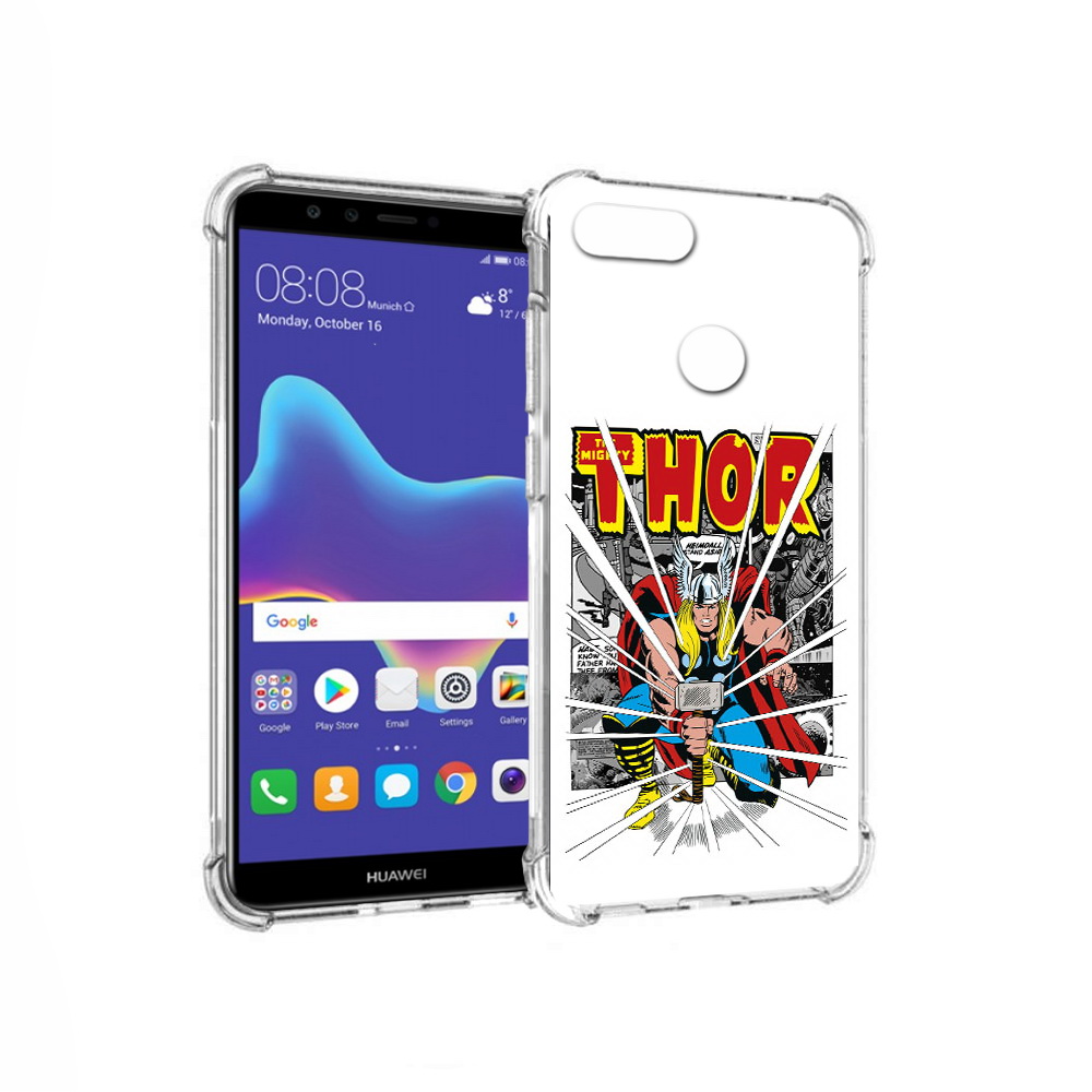 

Чехол MyPads Tocco для Huawei Enjoy 8 Plus тор рисунок (PT108787.33.647), Прозрачный, Tocco