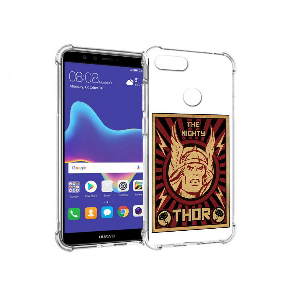

Чехол MyPads Tocco для Huawei Enjoy 8 Plus тор лицо (PT108787.33.646), Прозрачный, Tocco