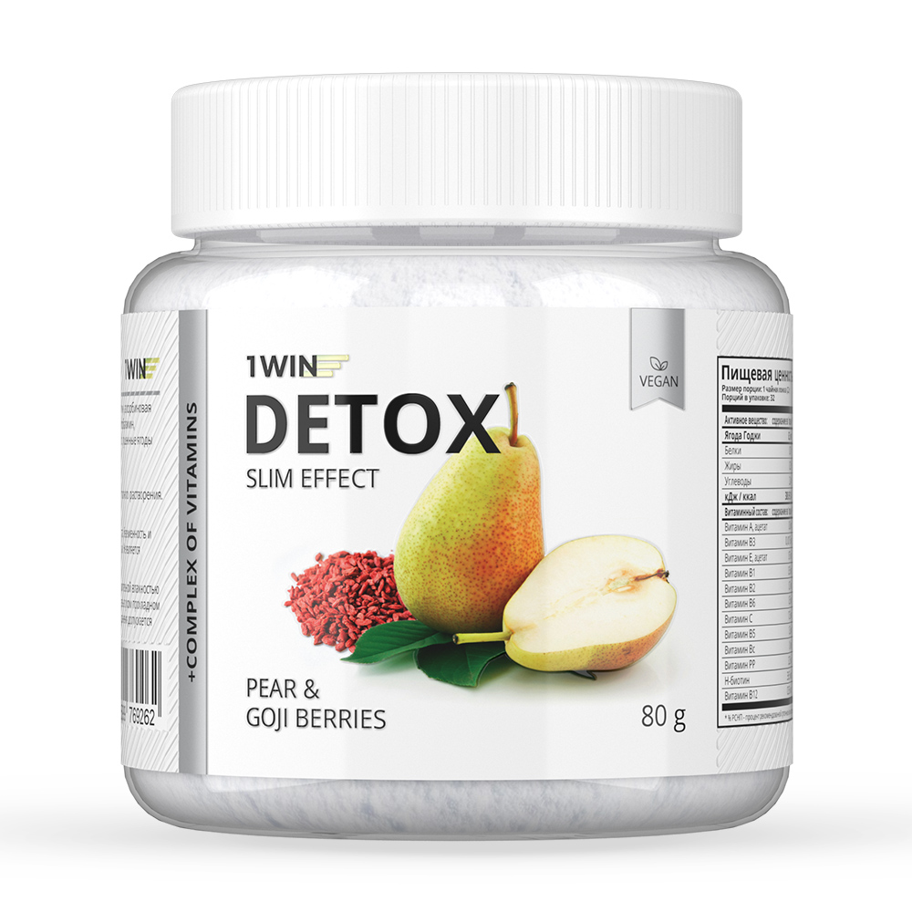 фото Напиток дренажный детокс detox slim effect + ягоды годжи груша 32 порции 1win