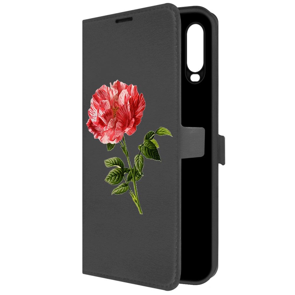 

Чехол-книжка Krutoff Eco Book для Vivo Y17 Рисованная роза (черный)