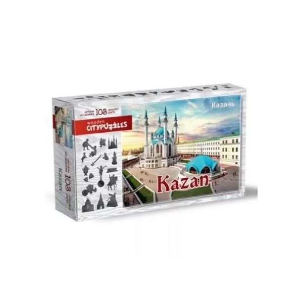

Пазл деревянный фигурный Нескучные игры Citypuzzles. Казань, 103 деталей 8295