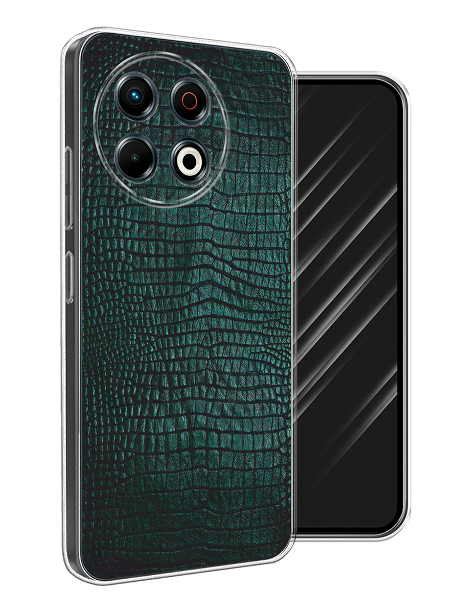 

Чехол Awog на Tecno Spark 30 Pro "Черная змея", Черный;серый;голубой, 309850-1