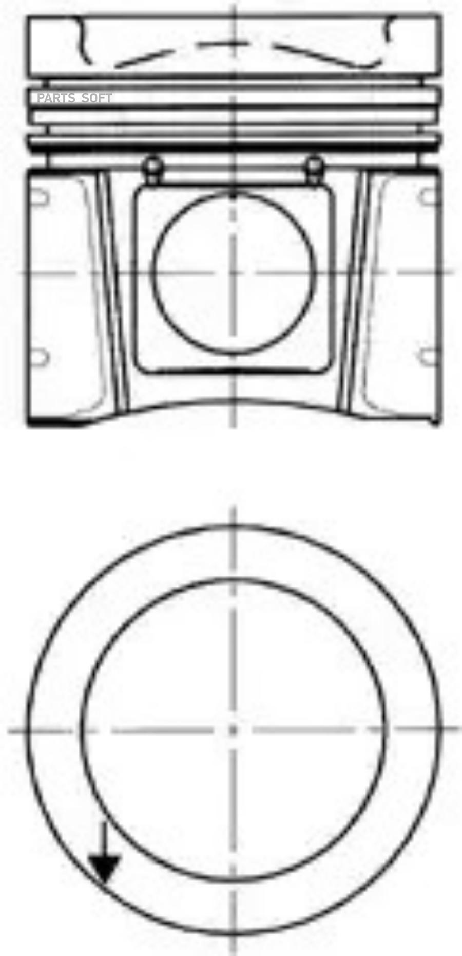 

Поршень PISTON MERCEDES BENZ TRUCK ATEGO (1998-2003)