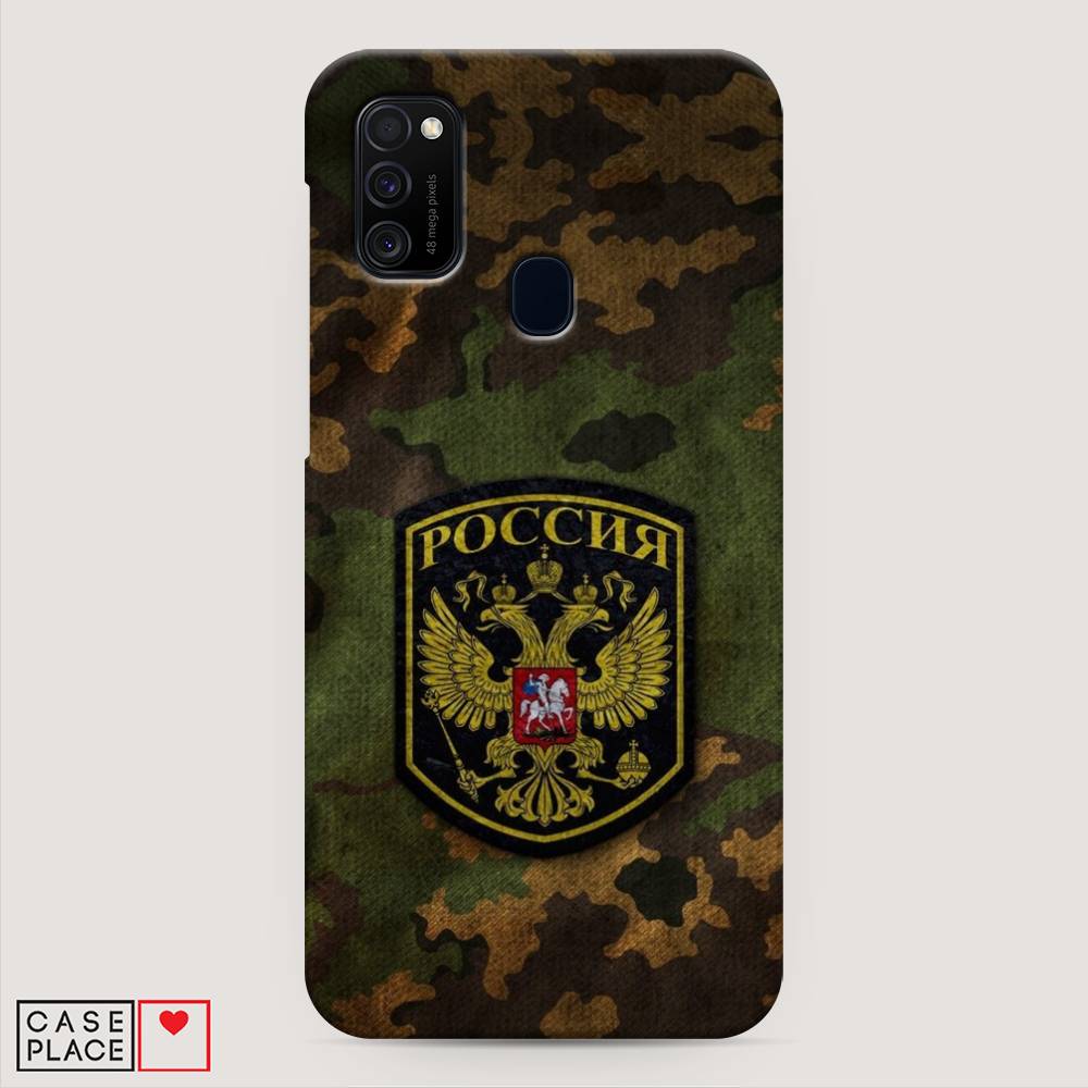 фото Пластиковый чехол "камуфляж 4" на samsung galaxy m30s awog