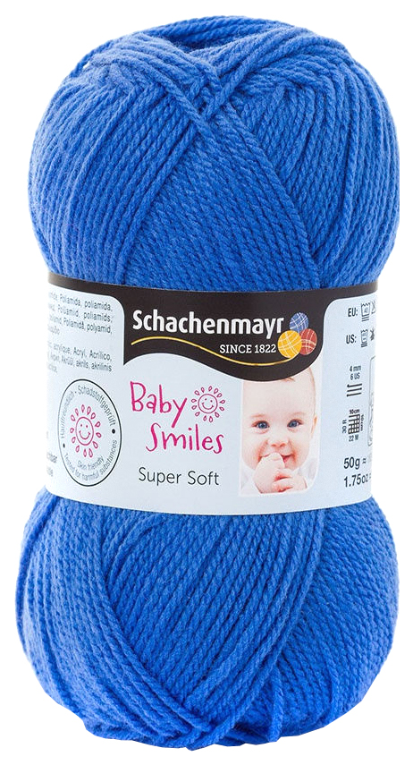 

Пряжа Schachenmayr 9807527 Baby Super Soft Baby Smiles (01053, himmelblau), Bаby Super Soft