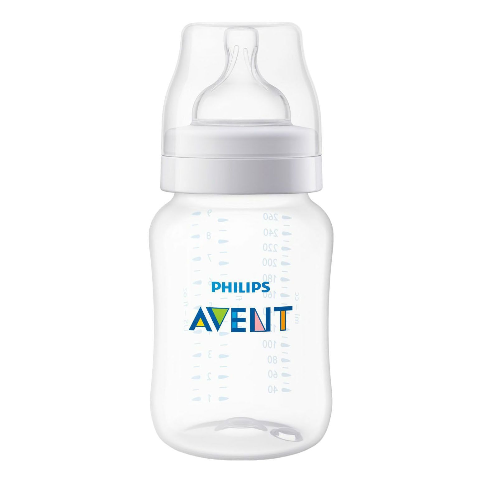 

Бутылочка для кормления Philips Avent Anti-colic с 1 месяца 260 мл, Прозрачный